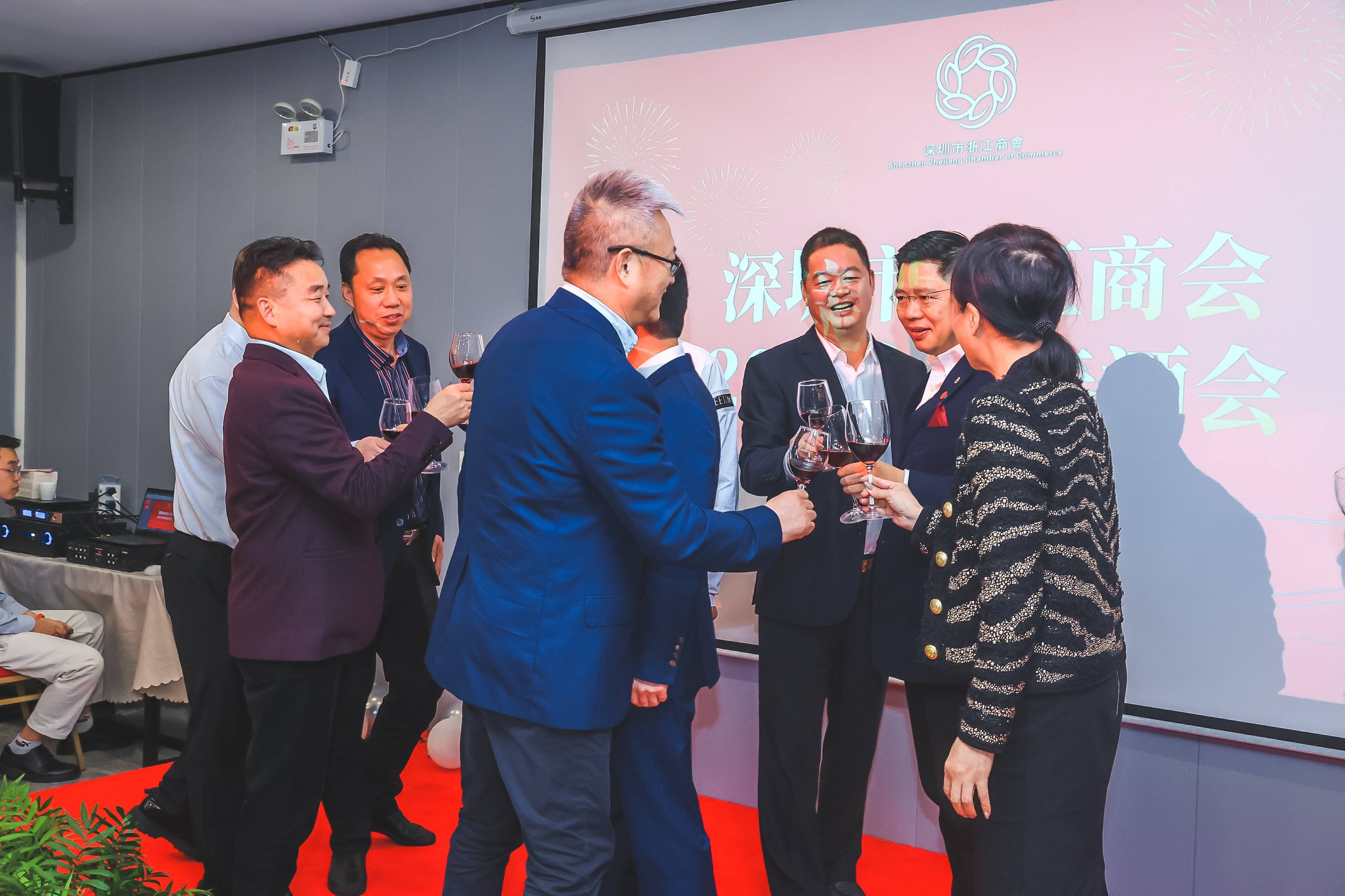 深圳市浙江商会理事大会暨2024新春晚宴在北航大厦顺利召开_会长_夏炜