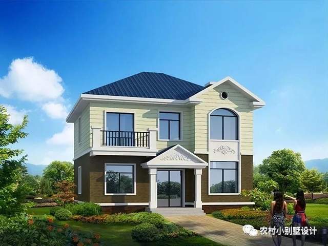2024最新款独栋二层别墅效果图,经典大气的外观,深入眼眸的优雅_农村