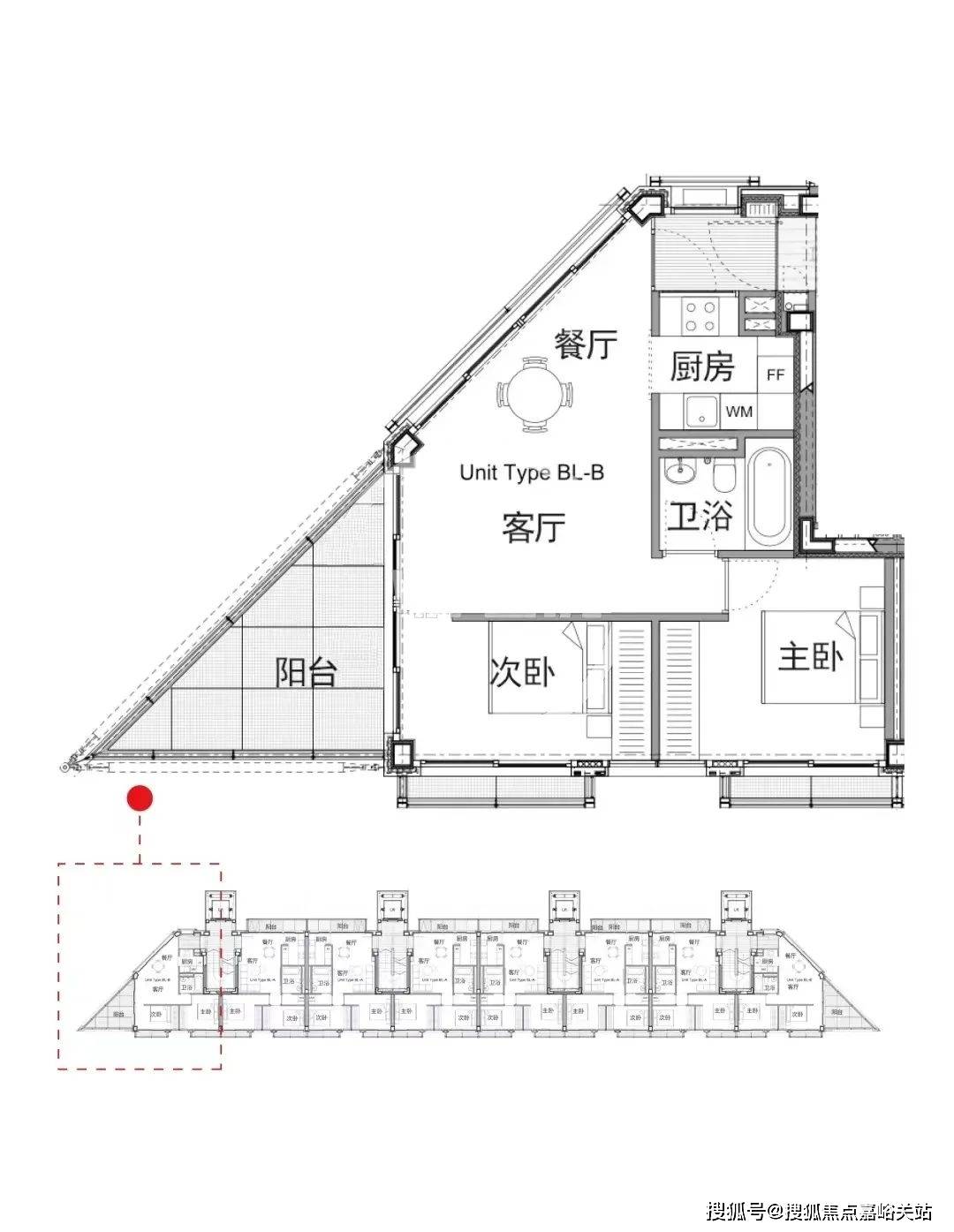 建築立面設計採用大面積玻璃材料,與鮮豔黃色的鋼結構相互碰撞,建築