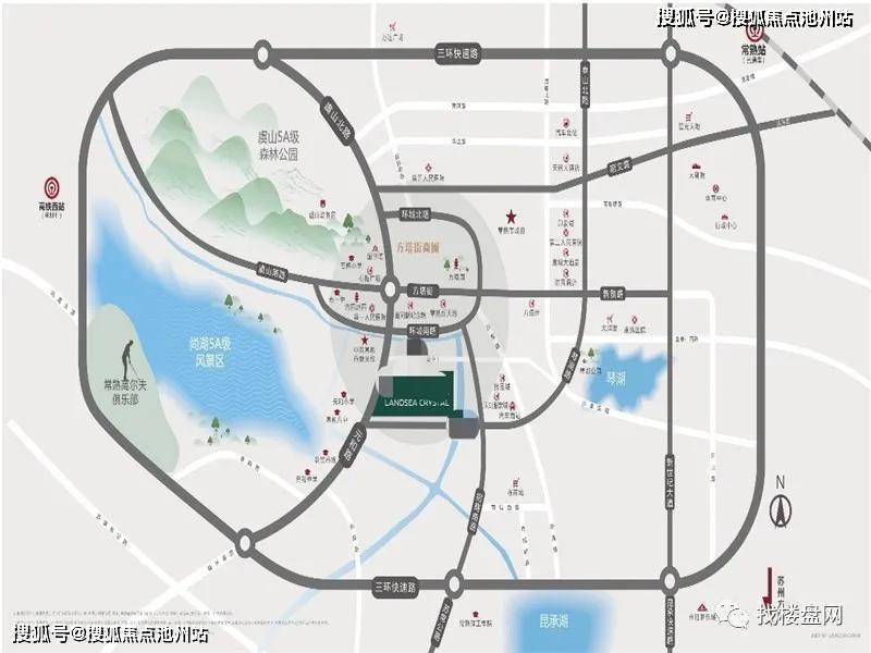 到達常熟任何地方及周邊城市;同時國道524莫城段將於2021年10月開通