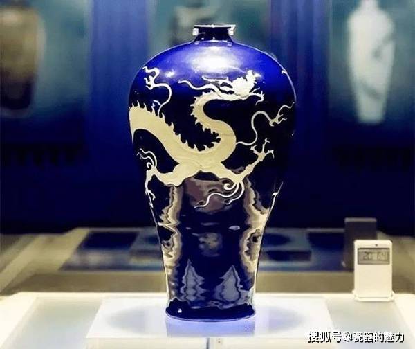谈谈元代霁蓝釉白龙纹瓷器真品图片和鉴定方法_搜狐网