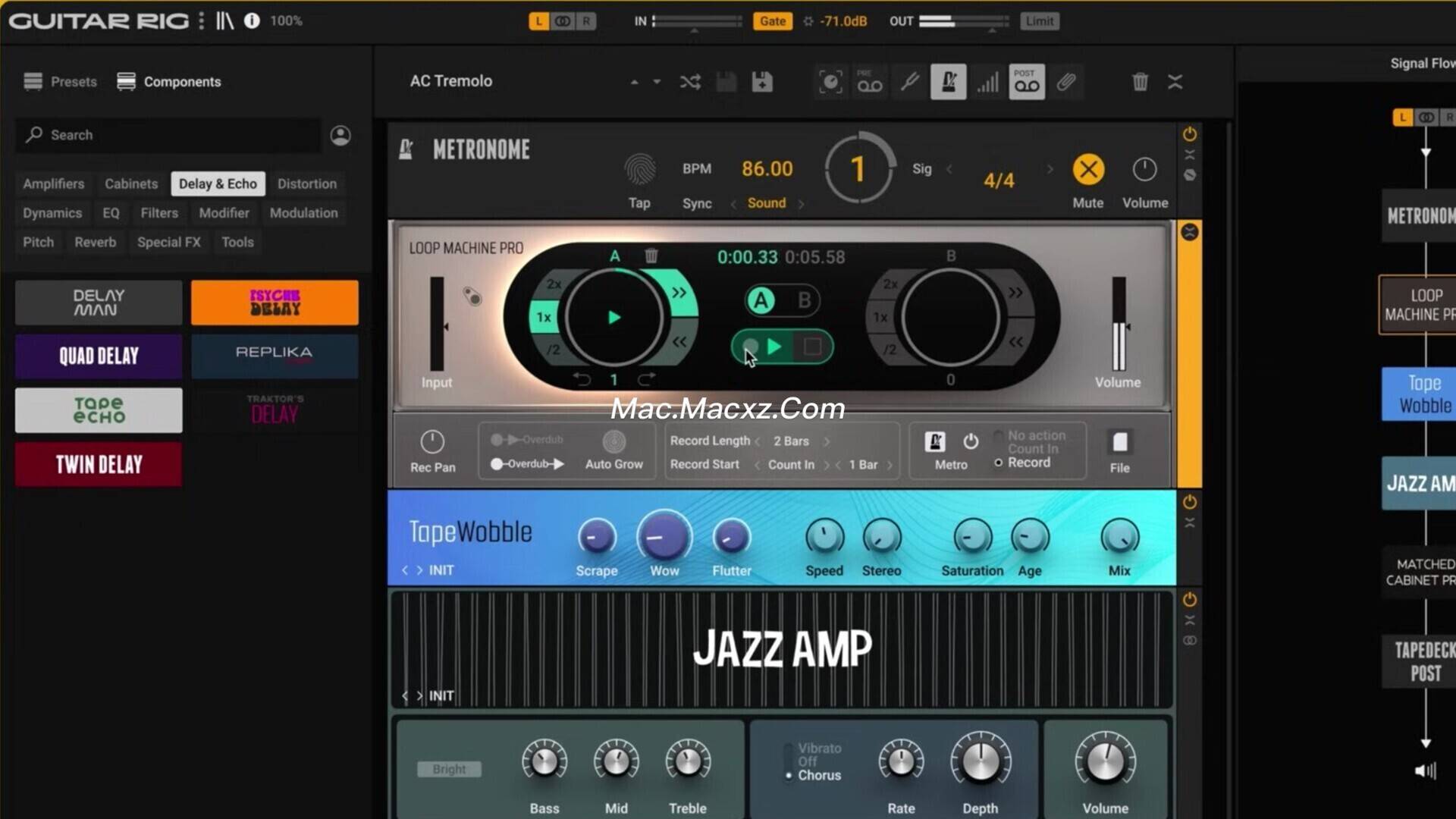 全功能吉他模拟器软件_处理_guitar_rig