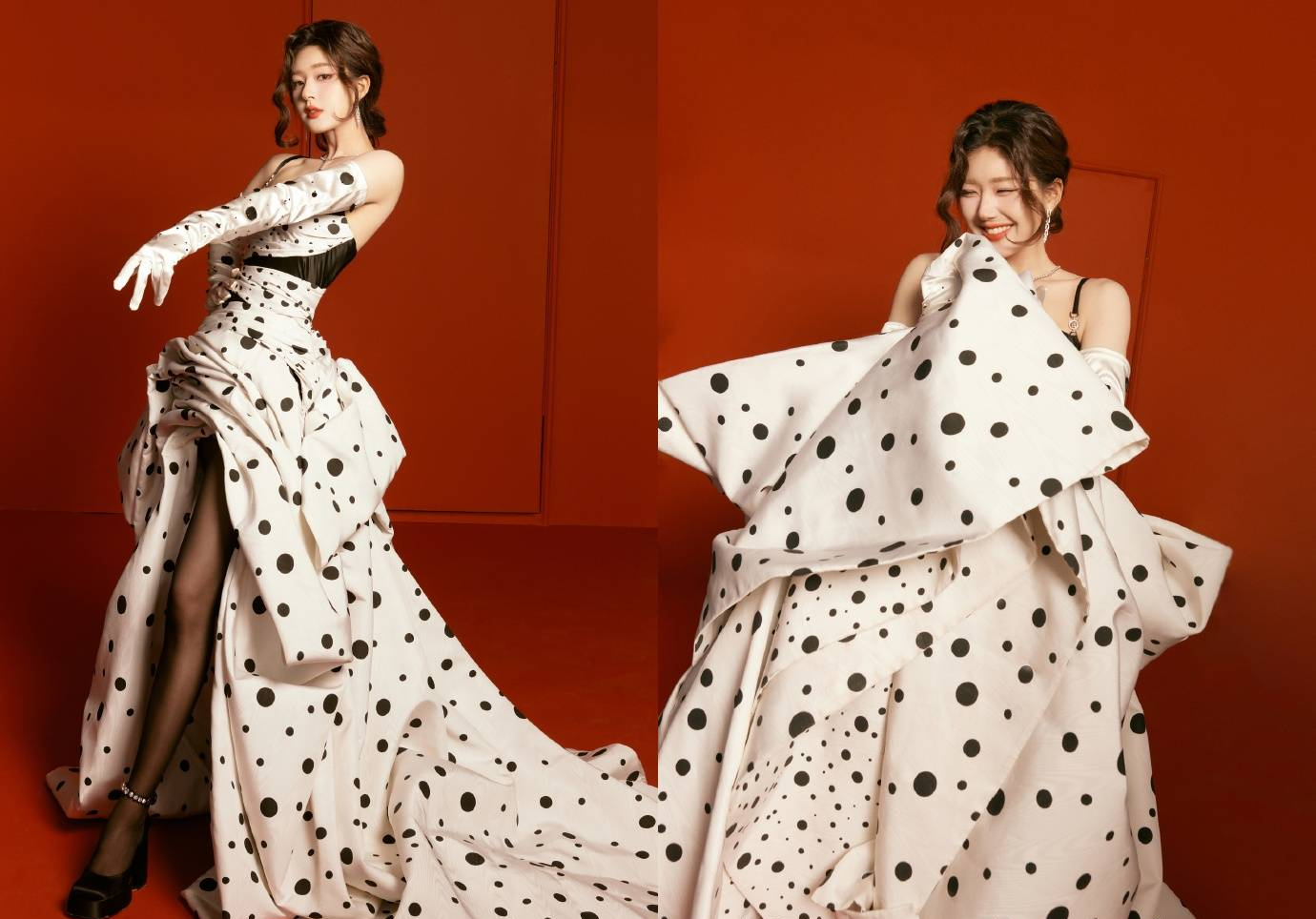 2023微博之夜,赵露思斑点小狗/奶牛装-搜狐大视野-搜狐新闻