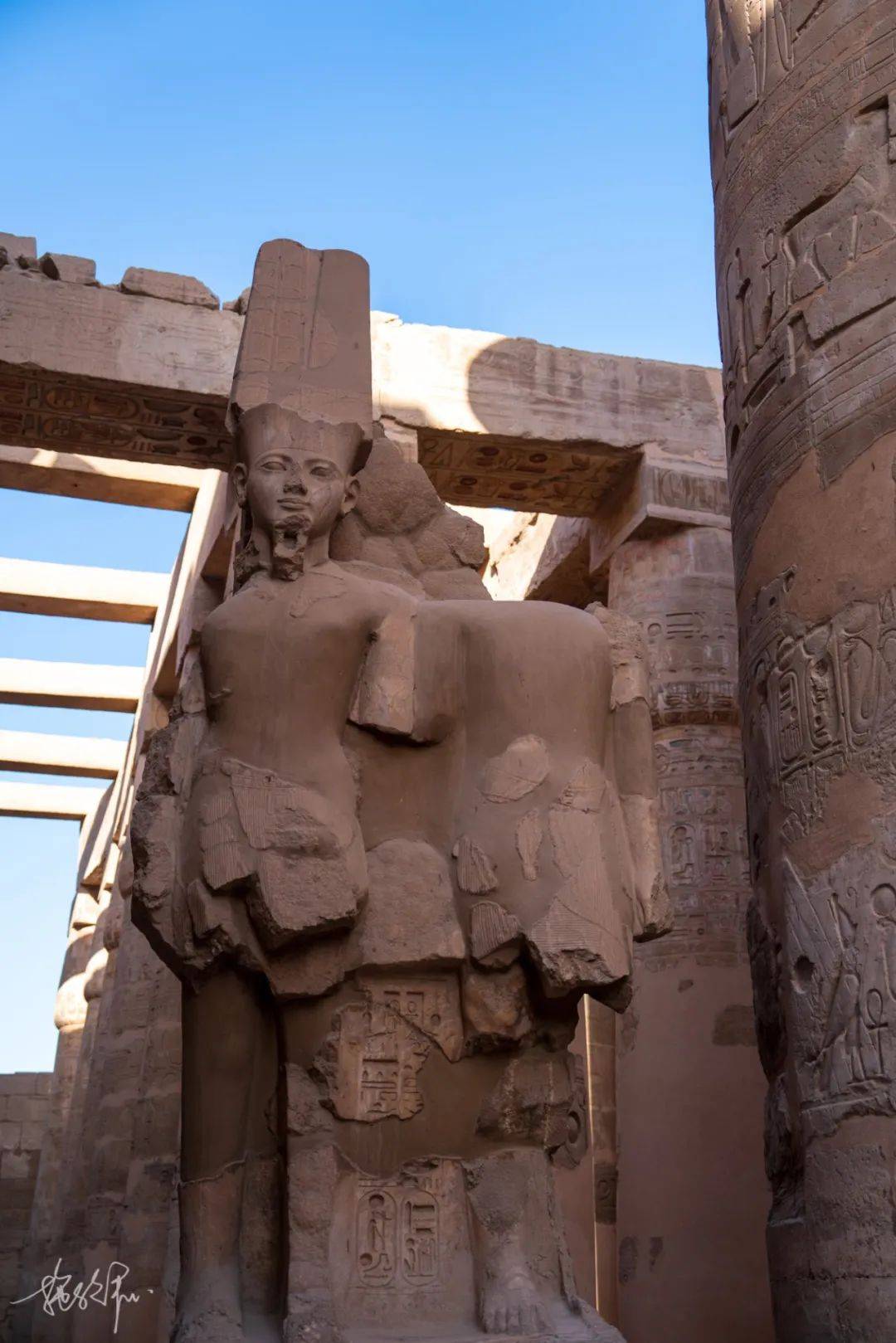 埃及行记|卢克索热气球与卡纳克神庙_太阳_古埃及_鸽子