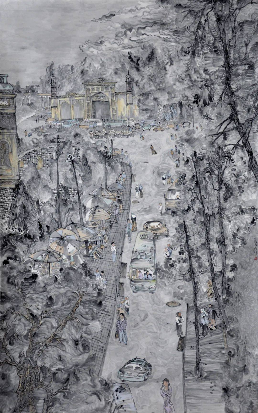 水墨方阵·借古开今:于宏涛"使气运笔端,笔笔畅通