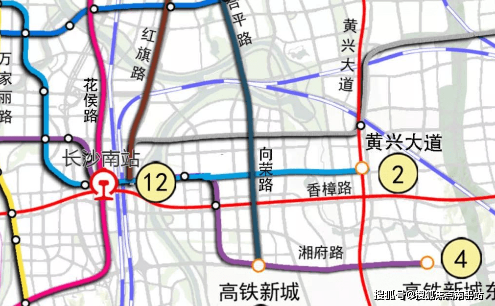 紅旗路高架,湘府路高架,萬家麗高架1,交通二,周邊配套高鐵新城 瀏陽