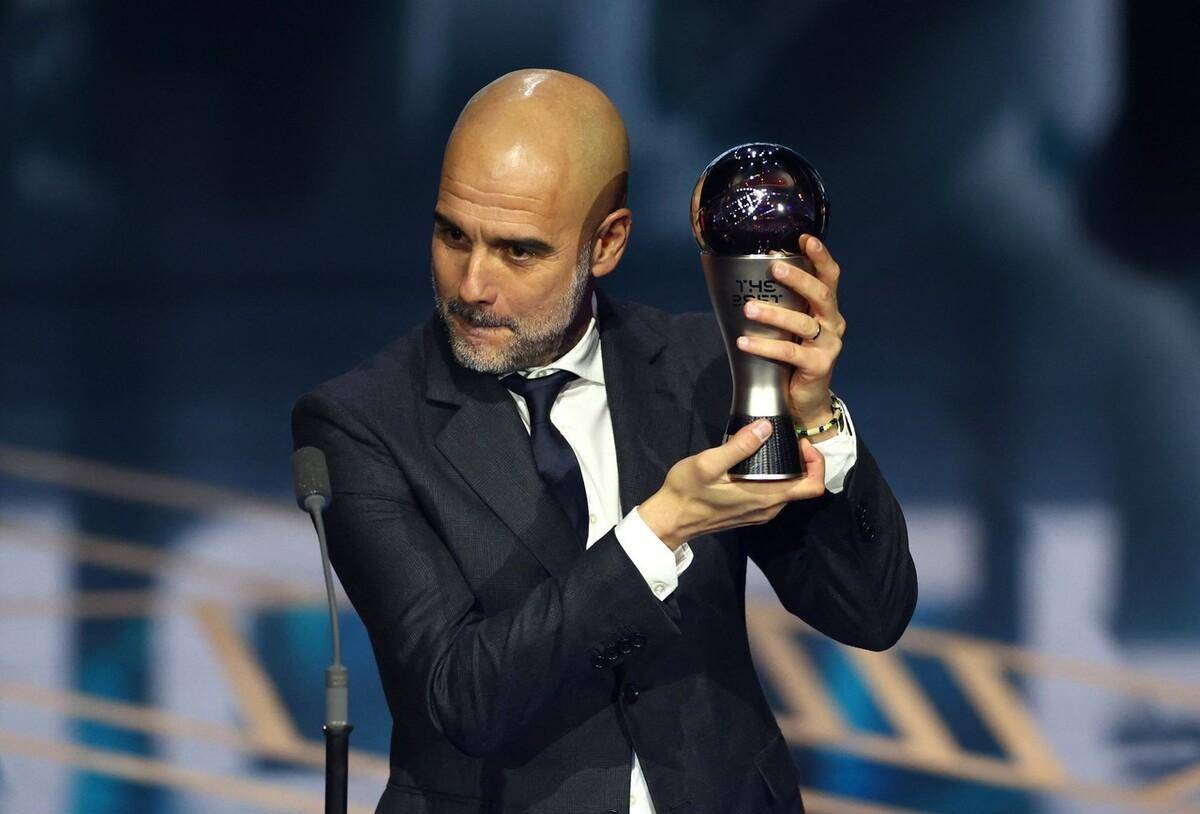 佩普·瓜迪奥拉被评为2023年国际足联最佳男子教练_曼城队_赛季_成功