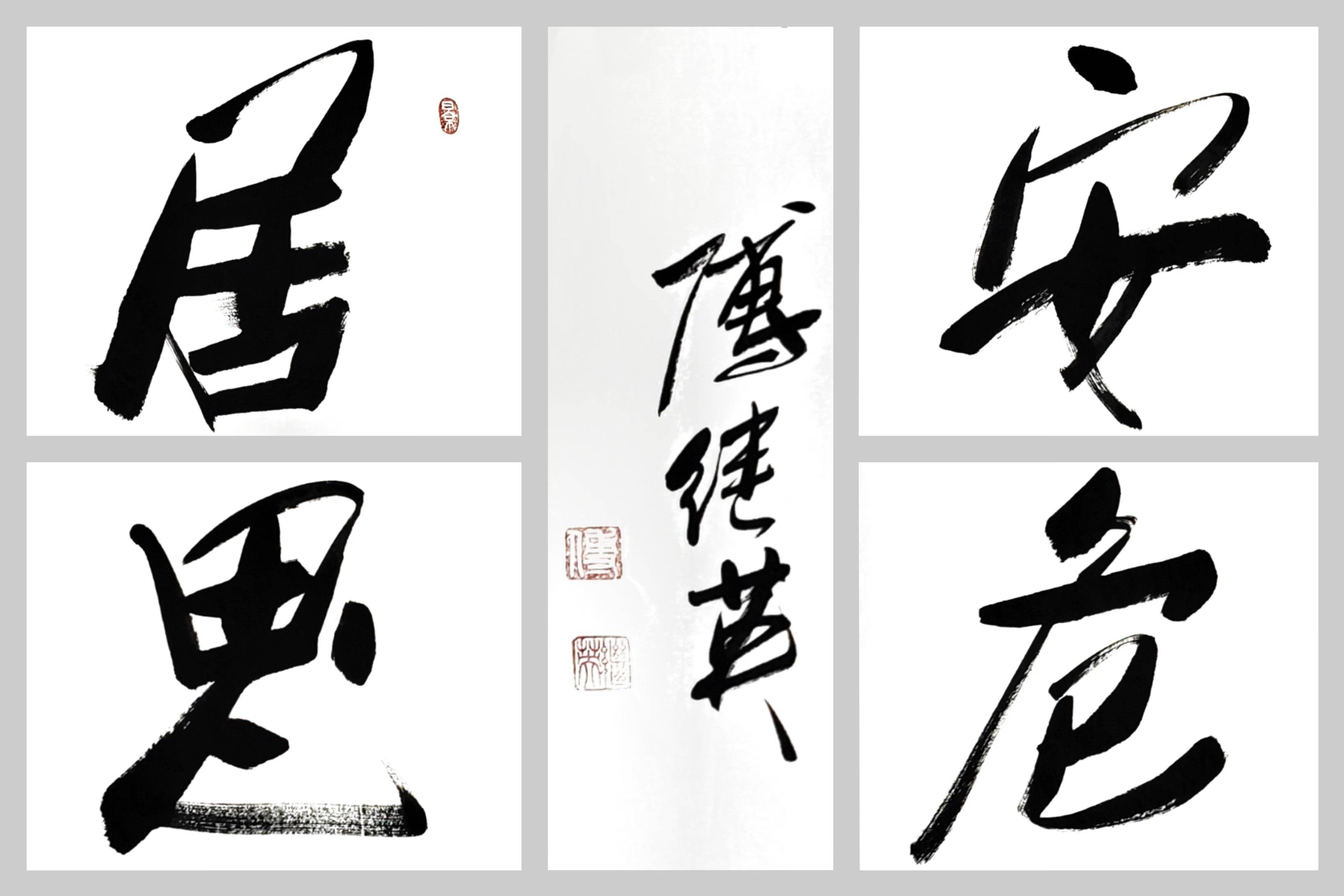 办公室居家字画傅继英经典书法作品《居安思危》