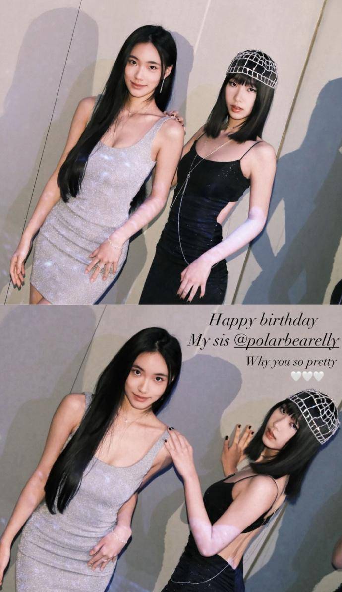 小s大女儿生日照,一家五口好整齐!许雅钧c位,二女儿大秀好身材_elly_