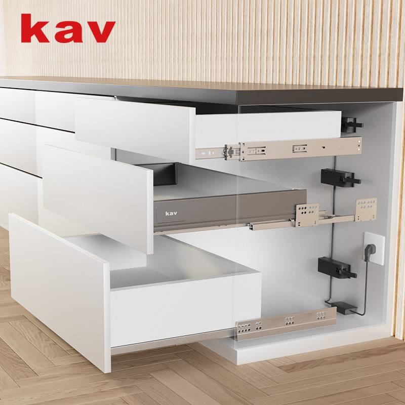 凯威电动骑马抽——kav电动智能抽屉_mm_玻璃_系列