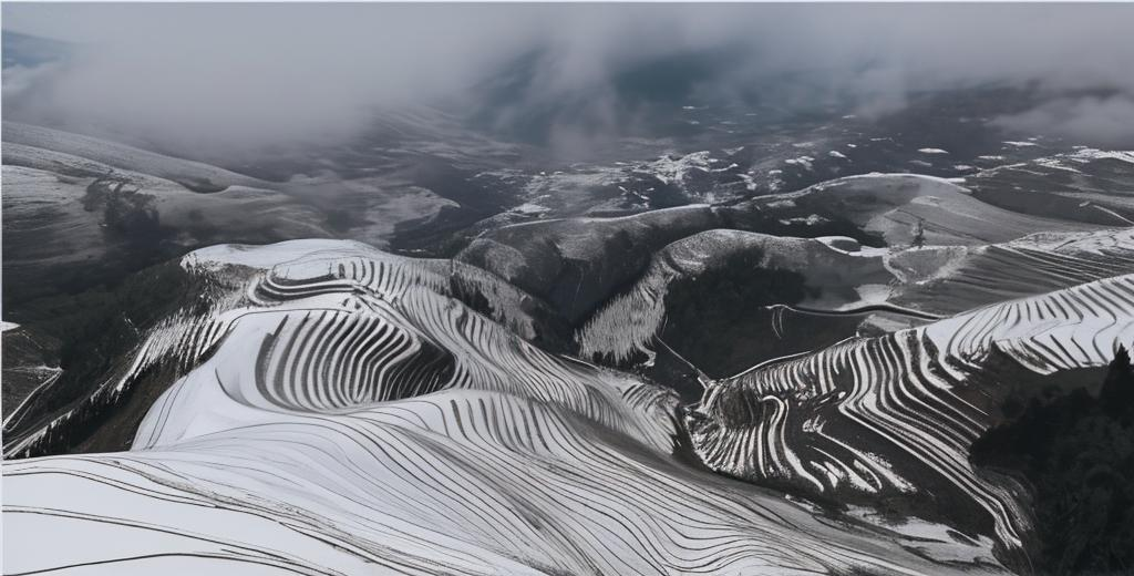 桂林下雪的美景图片图片