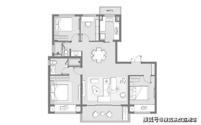 戶型 戶型圖 平面圖 640_400