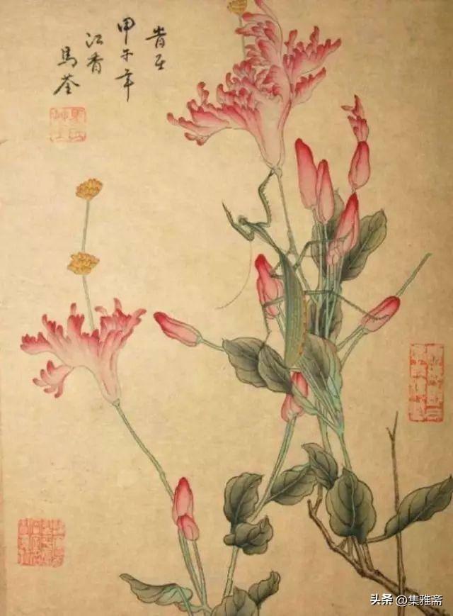 清代才女画家马荃作品欣赏_绘画_苏州_绘事