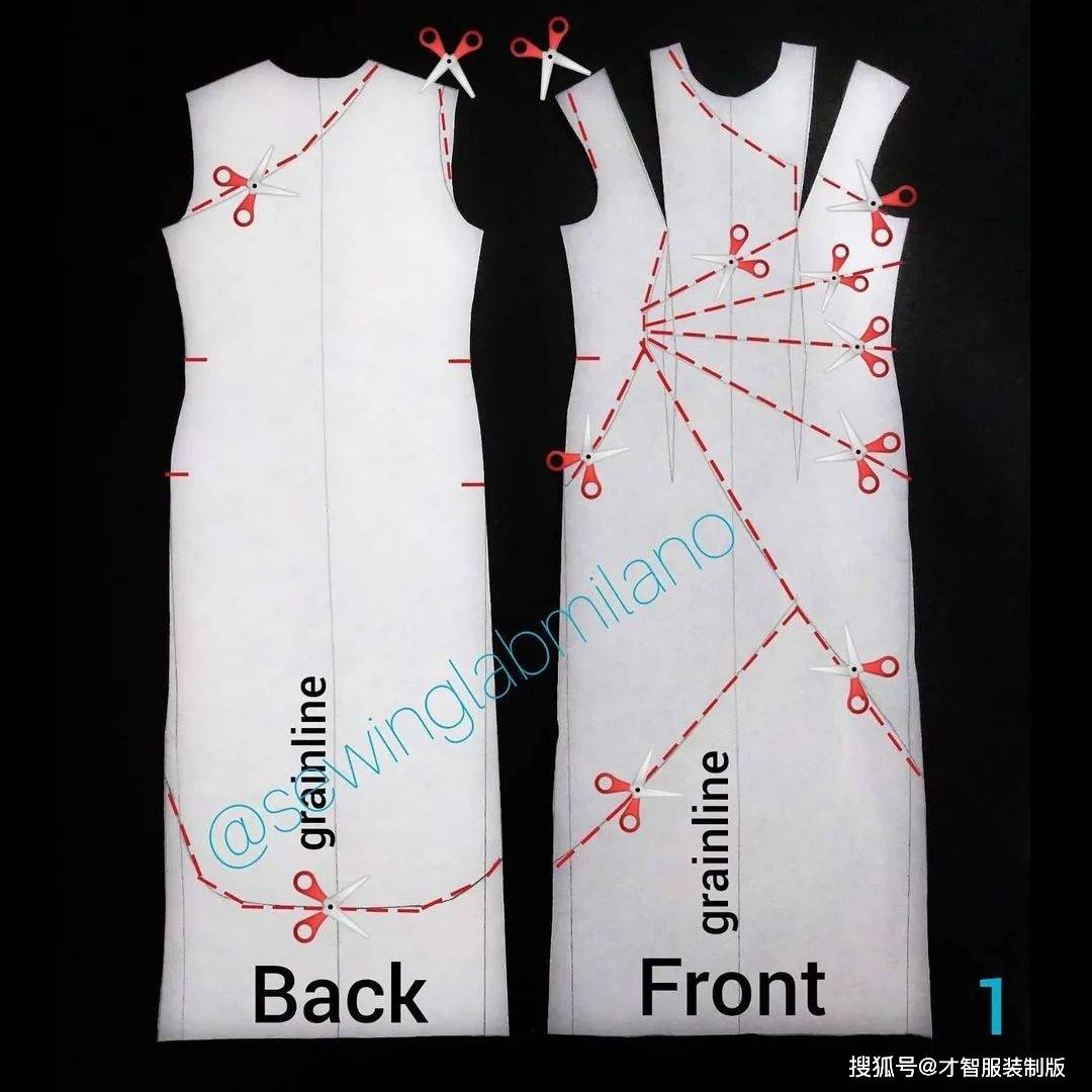 11款抹胸/裹身款式礼服《超性感》制版教程有纸样图纸才智服装