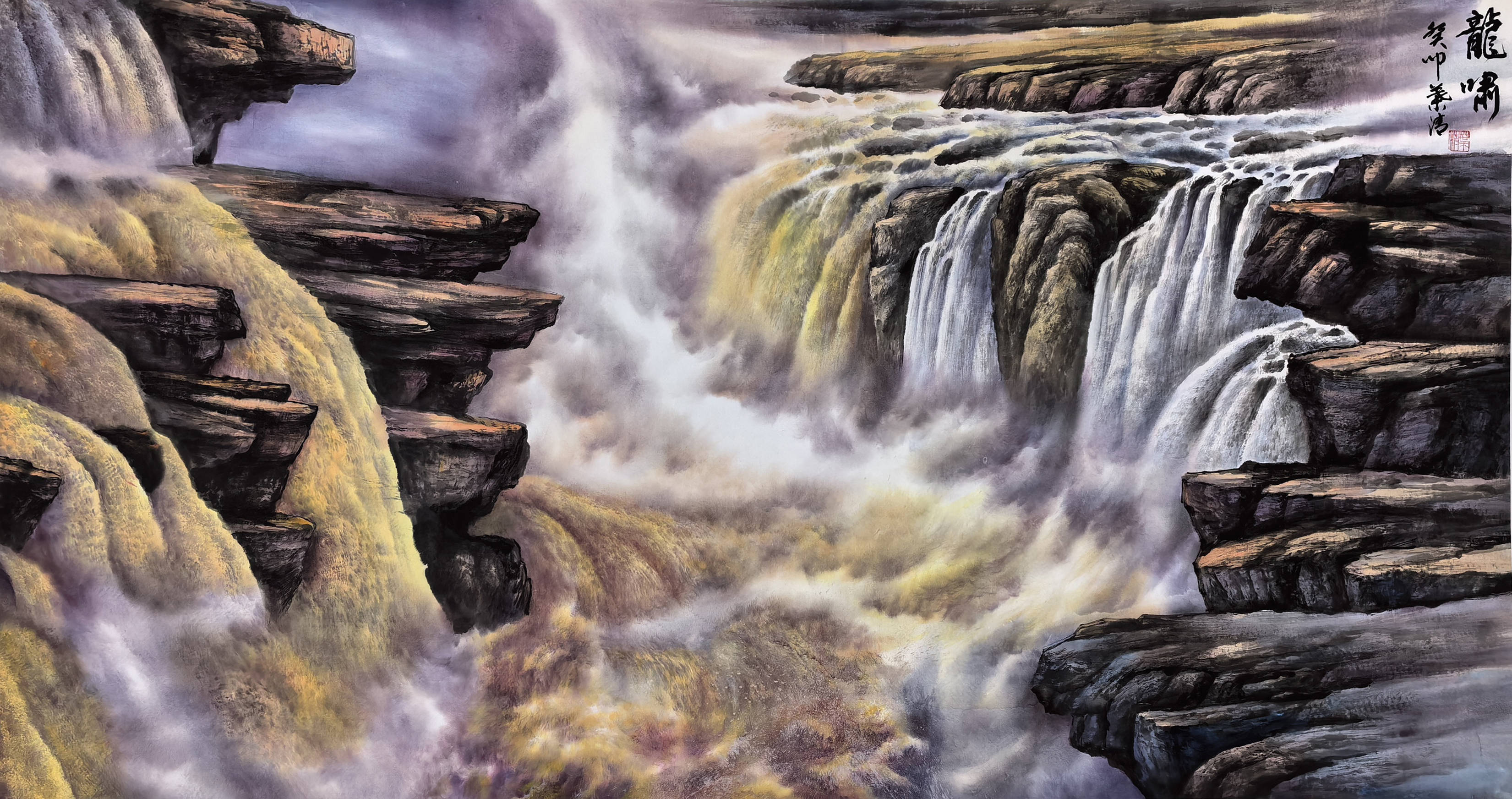 著名画家王业青:中国黄河第一人_作品_北京_美术院