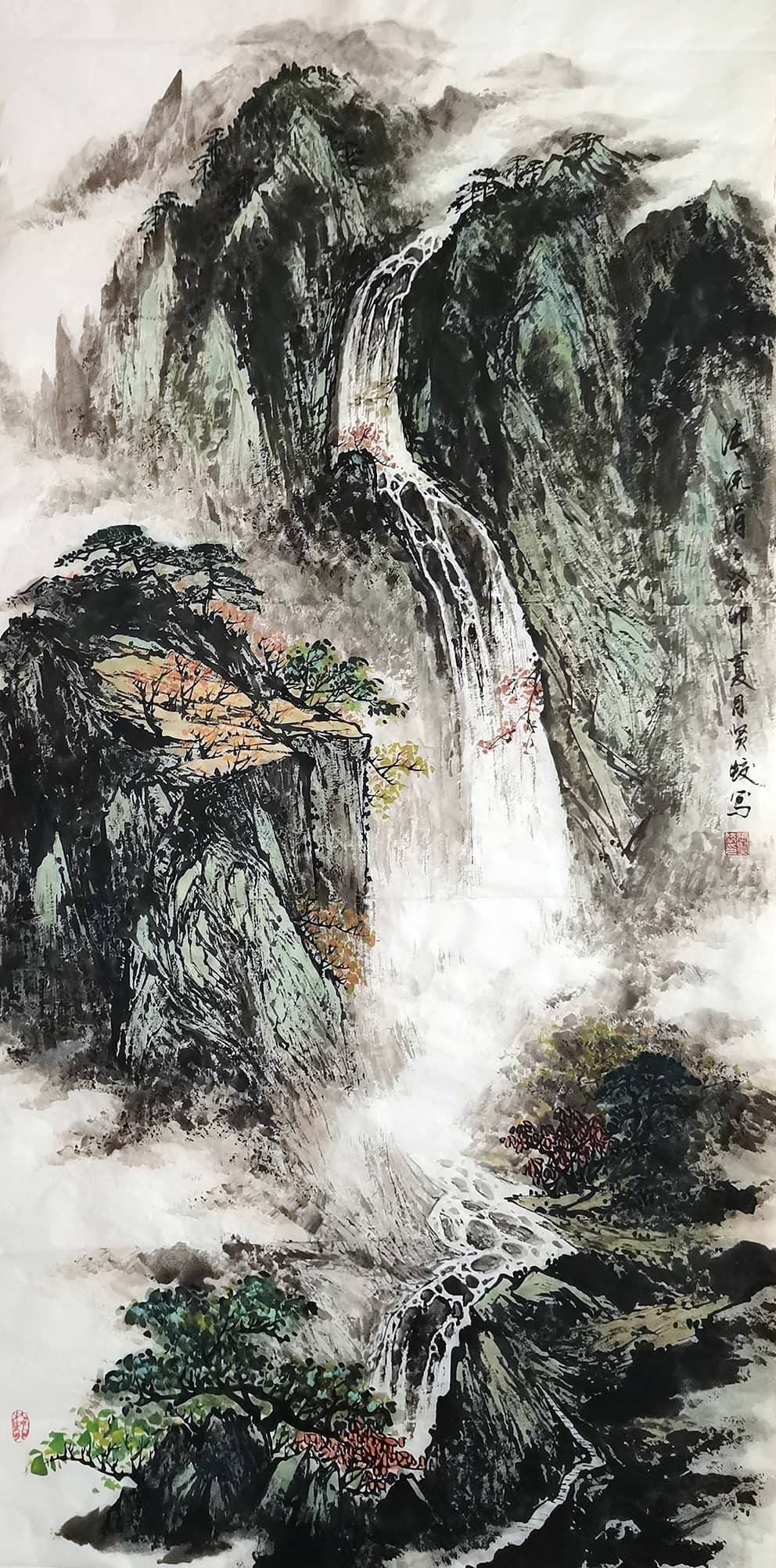 『新春专题』张贤蛟 | 龙腾盛世·2024迎新春名家作品展_山水画_艺术