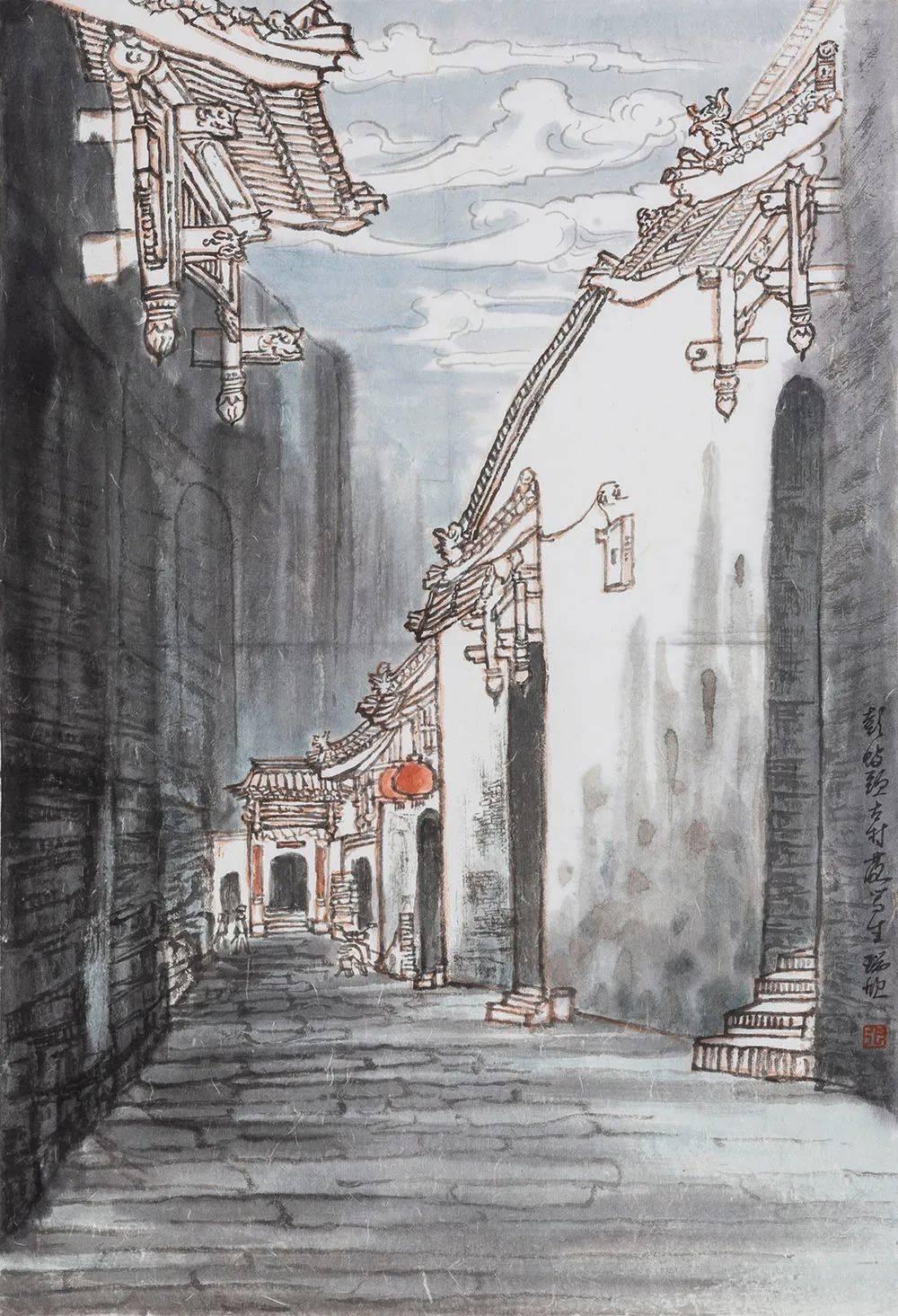 翠峰浮云生凉意李世民69仙人桥刘广德69山中细雨冯春锁69太行山