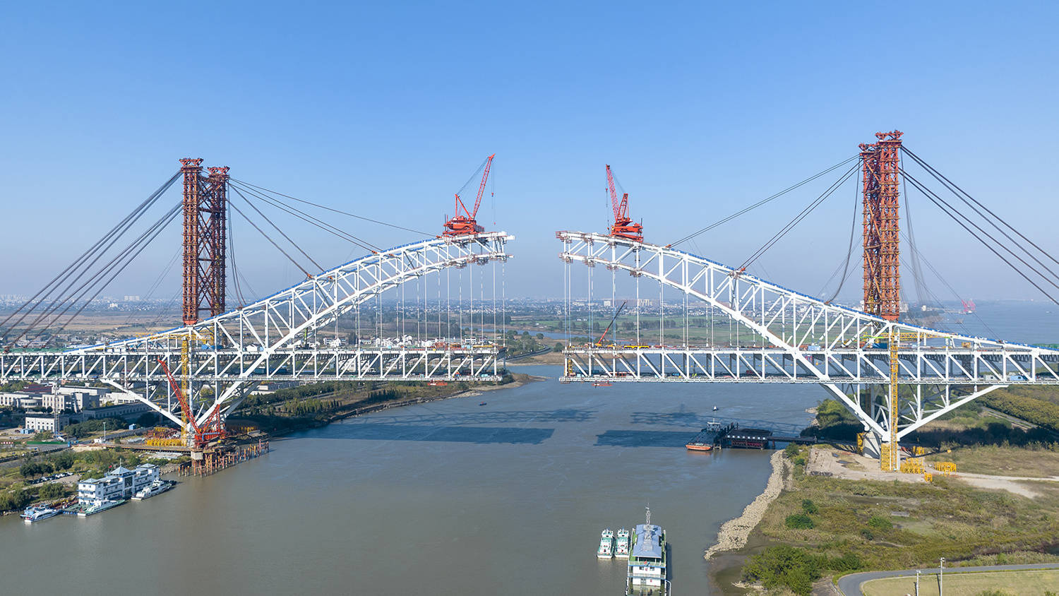 常州新北:镜头追踪 "桥"见合龙_阚庆涛_专用_安洲