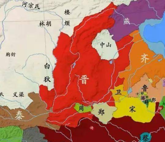 东周大国,晋国的疆域形势_华夏族_姜戎_山西