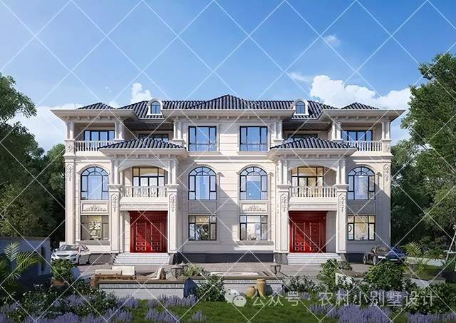 30款三层农村兄弟双拼别墅自建房,2024农村兄弟姐妹的最佳选择_房子