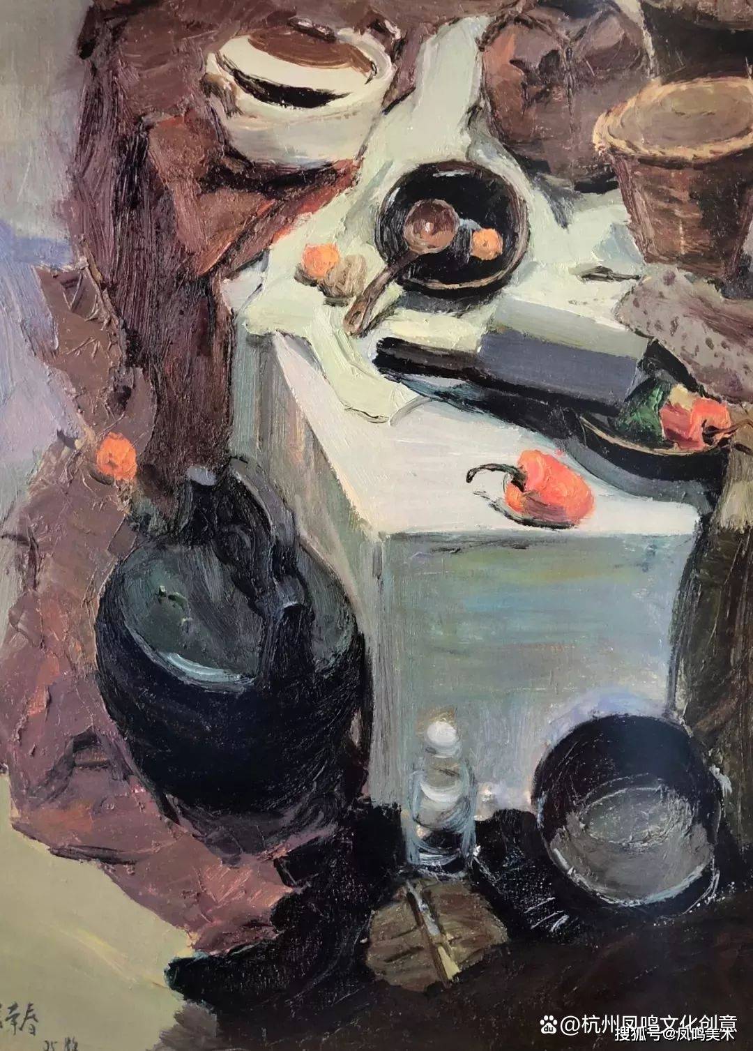 美院附中集训:广州美术学院基础部色彩作品