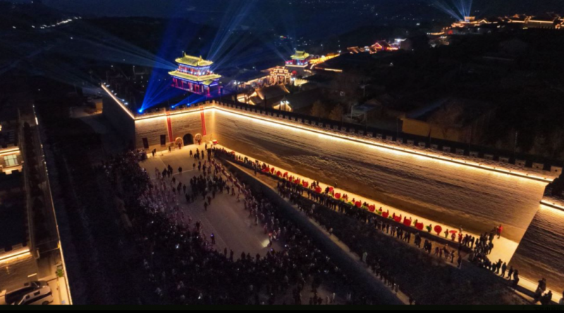 "冰爽榆林·浴雪波罗"-横山区波罗古堡开城迎宾暨首届冰雪文化旅游节