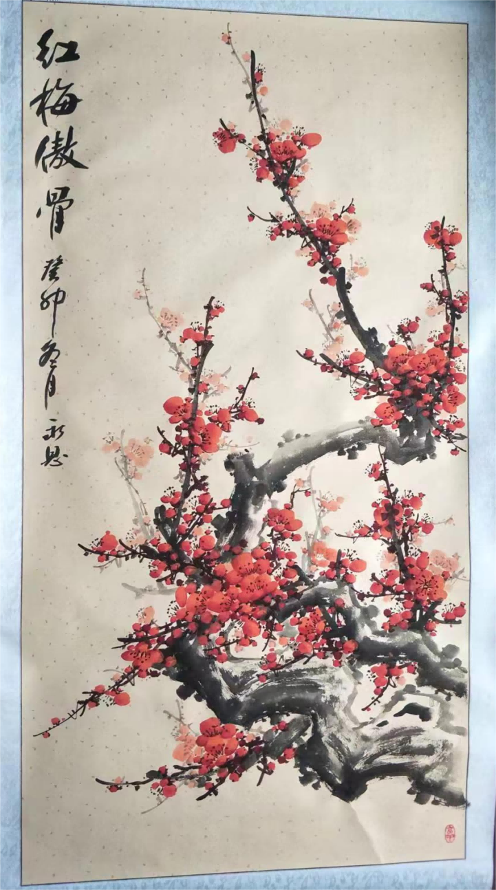 素受邀参加"北京书画展",其作品在展览中被藏家收藏_国画_梅花_齐白石