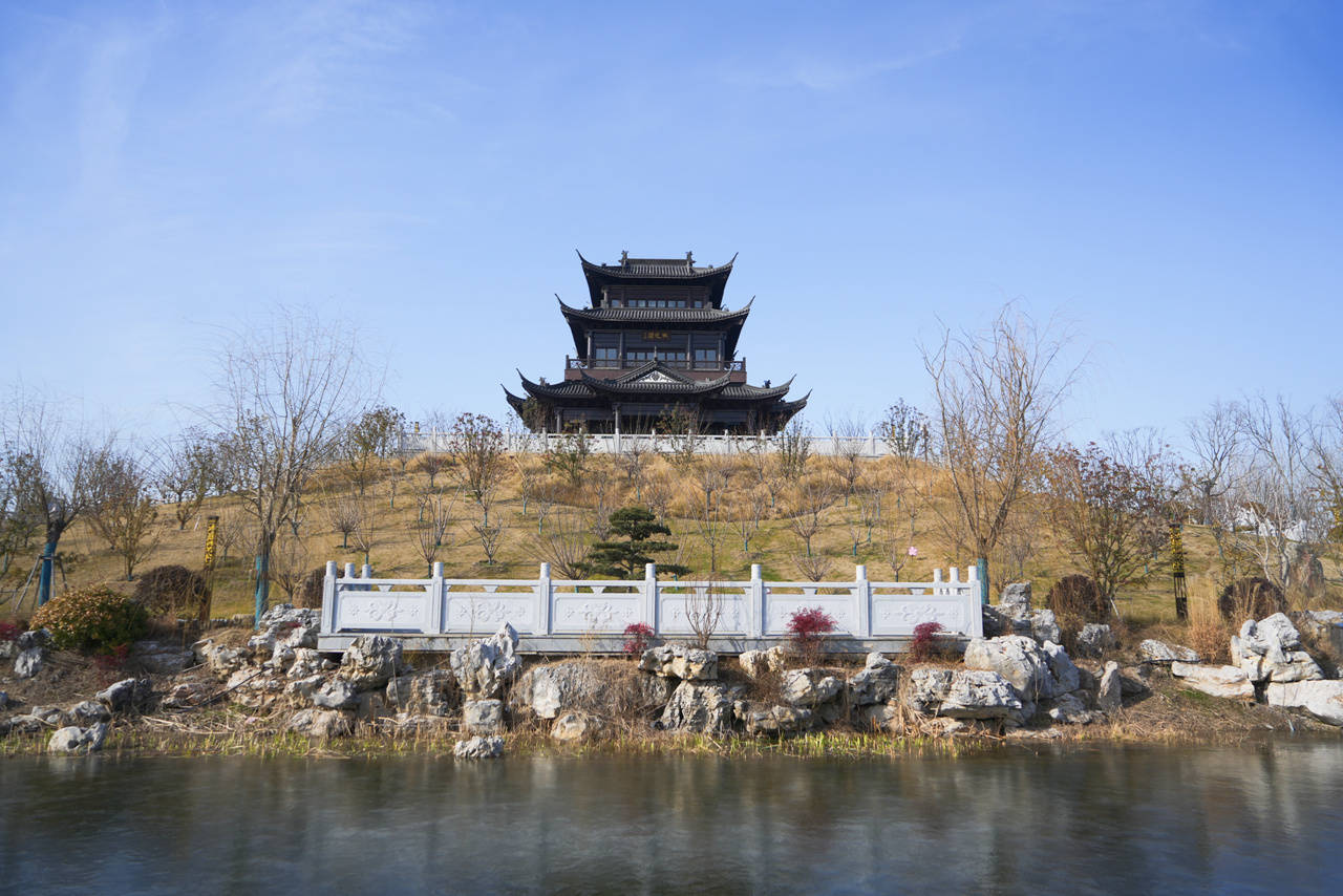 盐城龙冈桃花源,来赶桃源大集,沾寿星福气