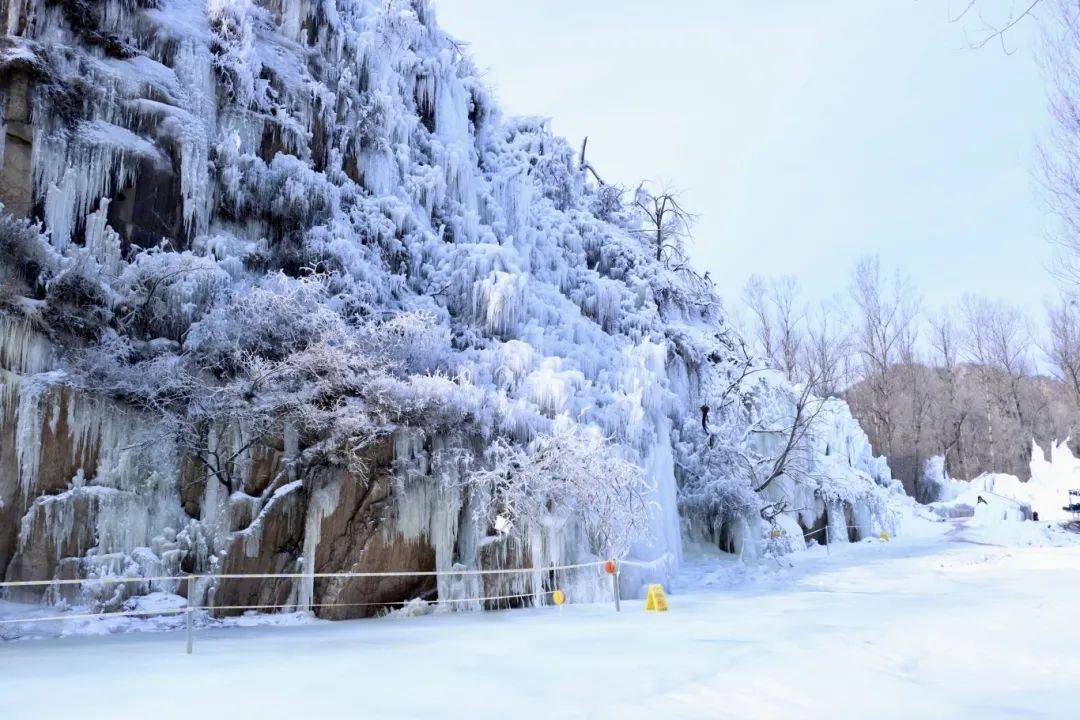 延庆大庄科乡水泉沟村龙潭峡谷冰雪大世界正式对外开放_景区_冬日