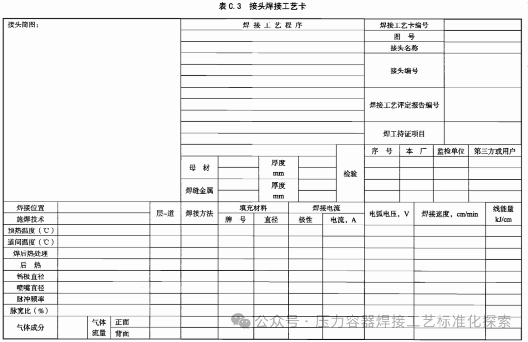 压力容器焊接工艺规程中应包含哪些内容,不需要包含哪些内容?