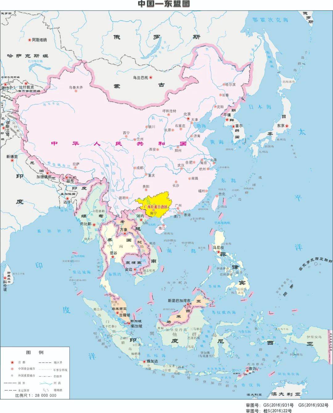 北海地图高清版大图图片