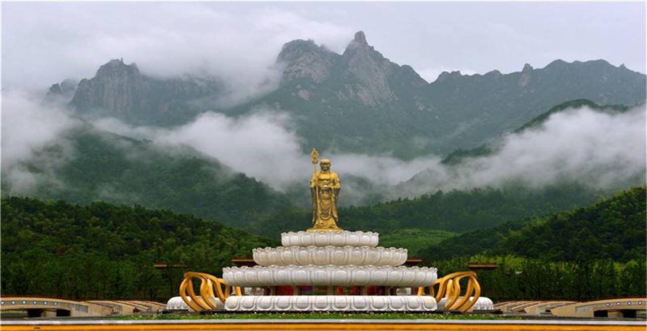 高达99米耗资15亿,整整花了十年打造完成_九华山_佛像_旅游