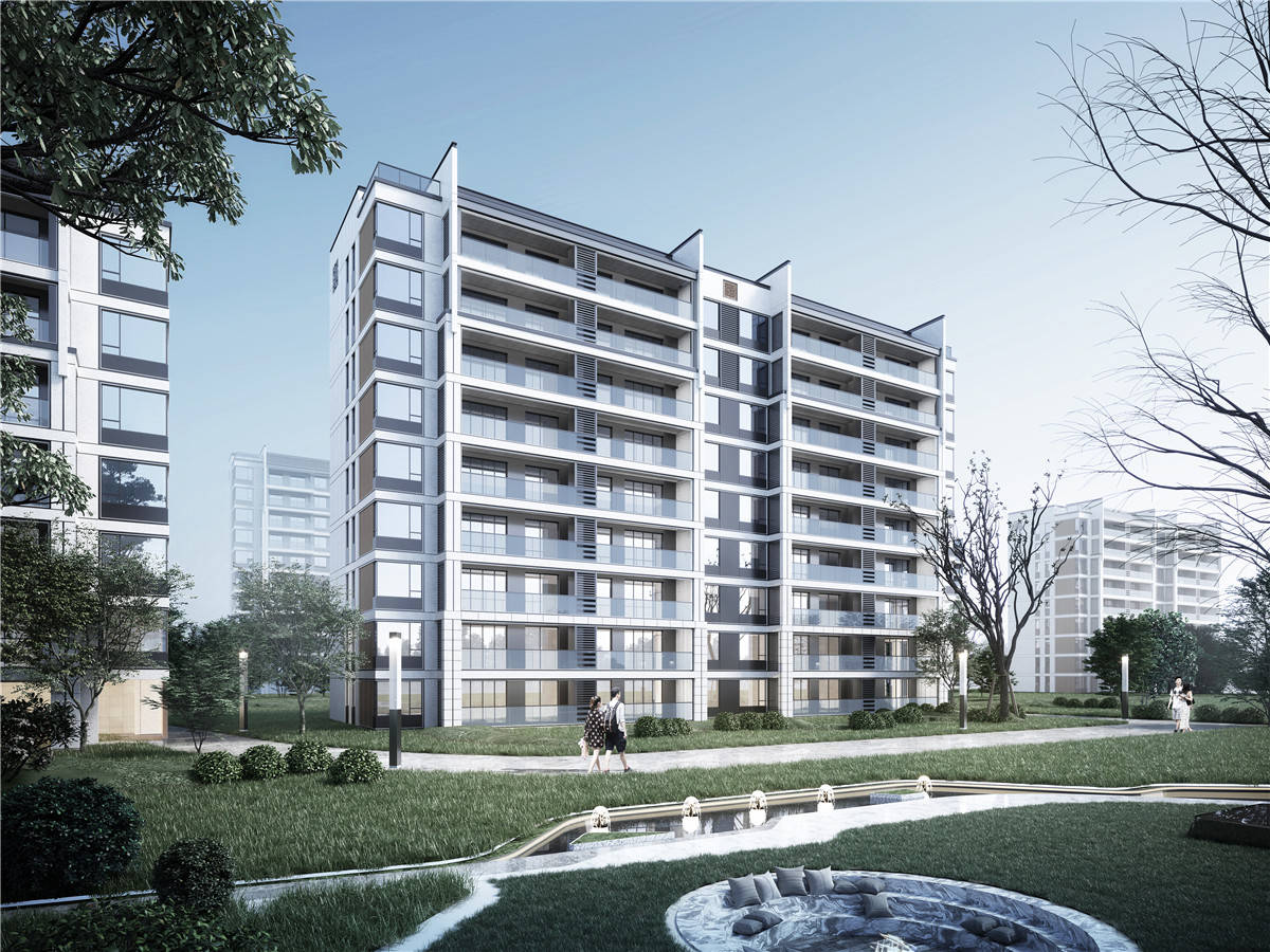 五期产品现已实景呈现,35#楼电梯洋房在售中,建筑面积约101-160㎡