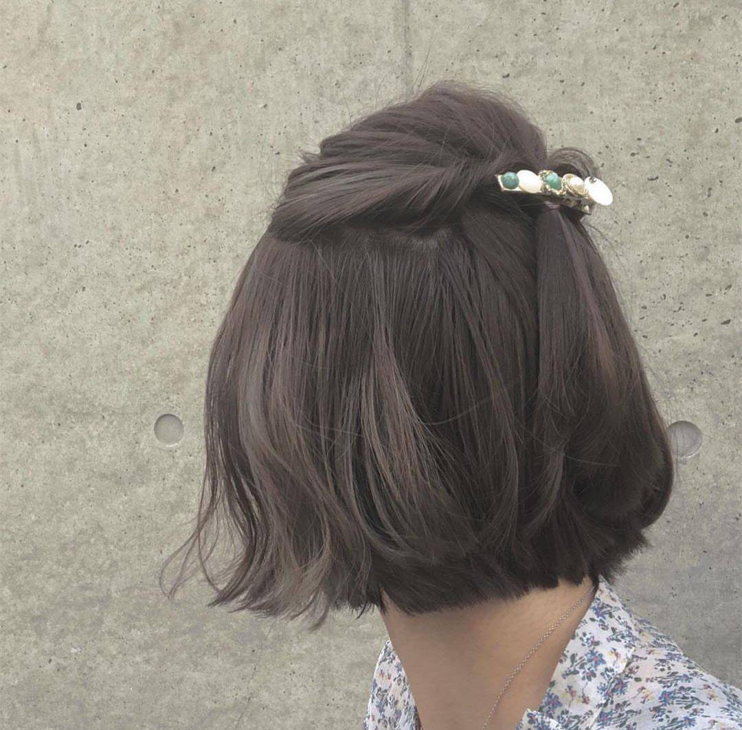 半扎头也可以有多种扎法!