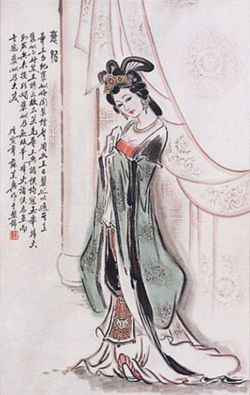 先秦时期女子图片