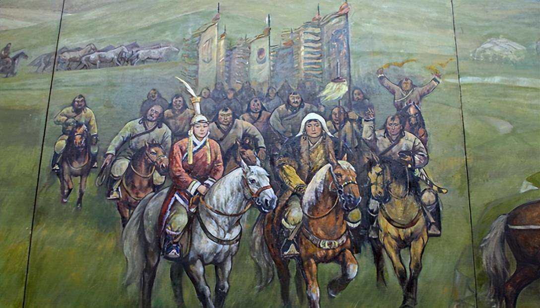 铁木真出逃后,深刻认识到了"弱小就要挨打"这一硬道理,投靠父亲的"