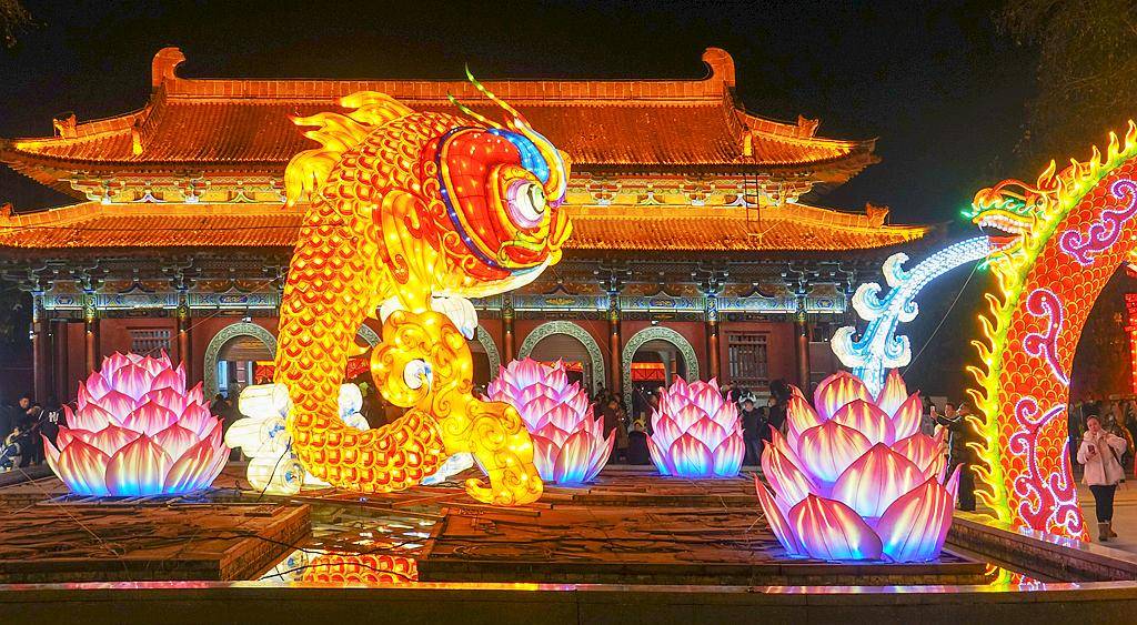 王城公园的灯展