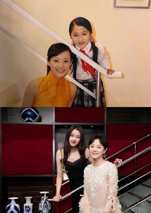 关晓彤晒和孙俪18年对比照,网友"恶女风"小黑裙闪瞎我_造型_美人_娘娘