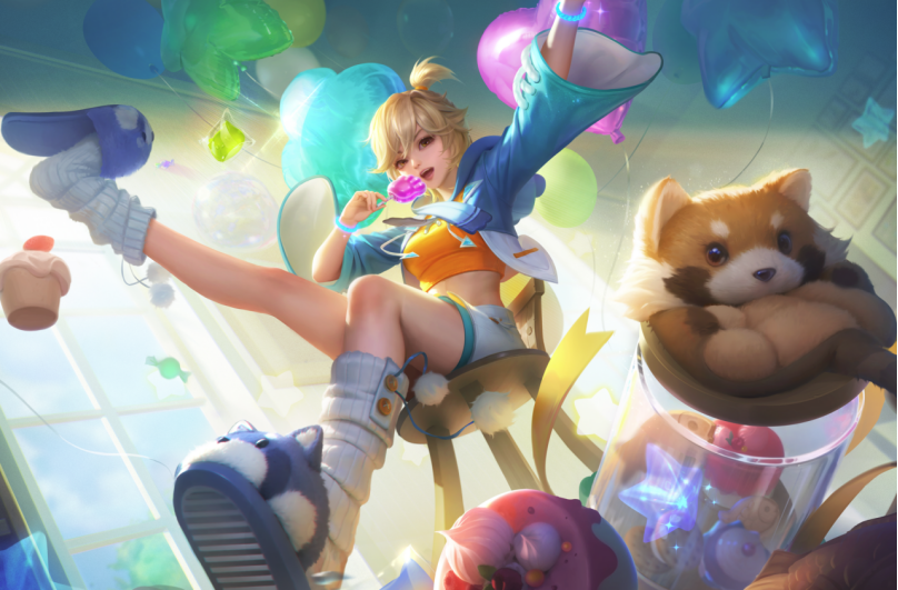 夏洛特要伤害有伤害,要坦度有坦度,要位移有位移,她完全不用佩戴闪现