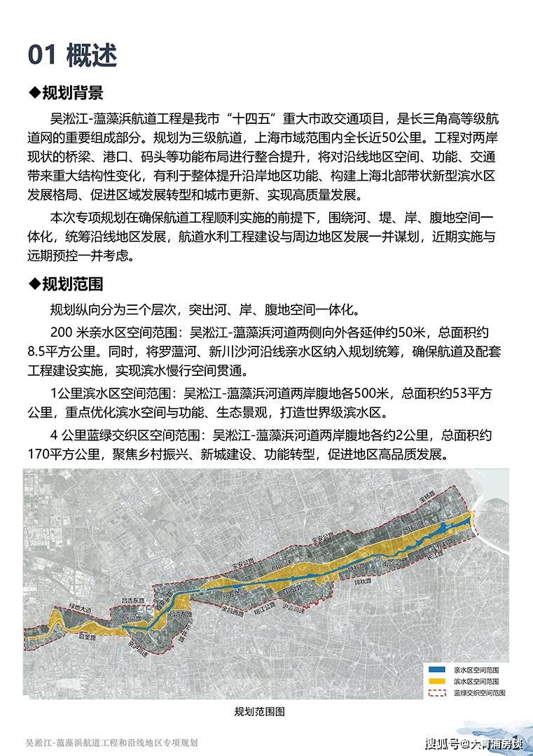 白鹤吴淞江两岸规划图片