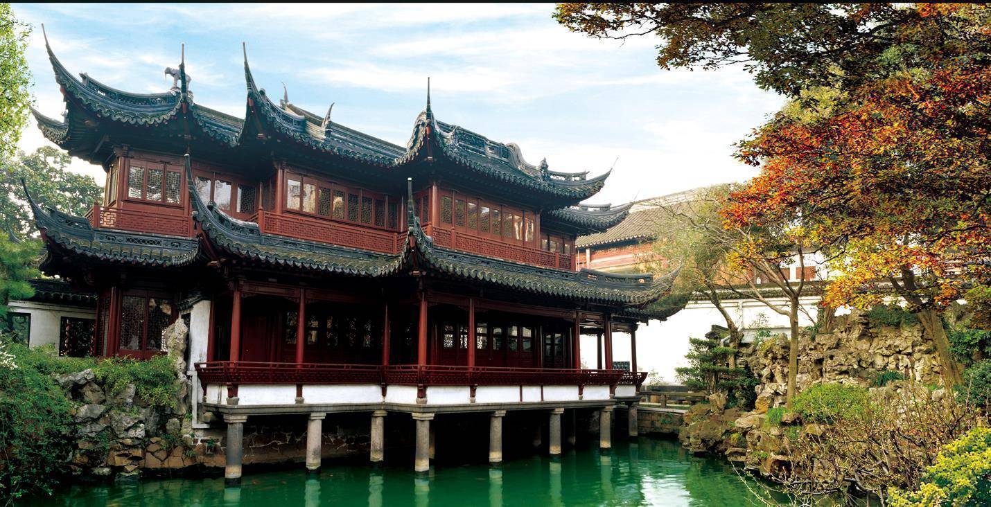 豫园虽然和城隍庙位置相近,但是它们的看点却是大不相同的.