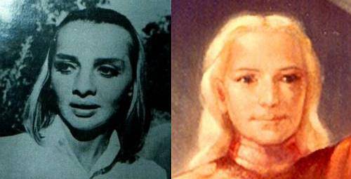 67年前来自金星的美女,巨大的额头中间有一条凸起的