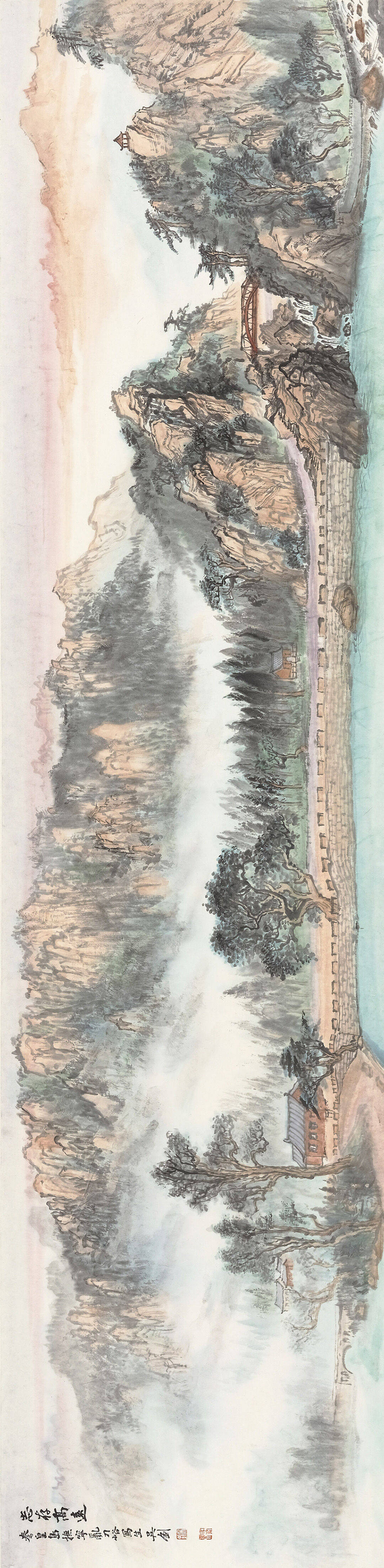 青山咫尺——2023吴钊游历写生丨私享艺术_cm-_纸本