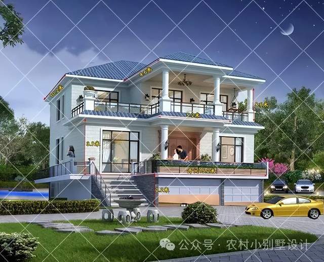 20款带架空层自建房别墅,梅雨天让你不再受困扰_农村_防潮_房子