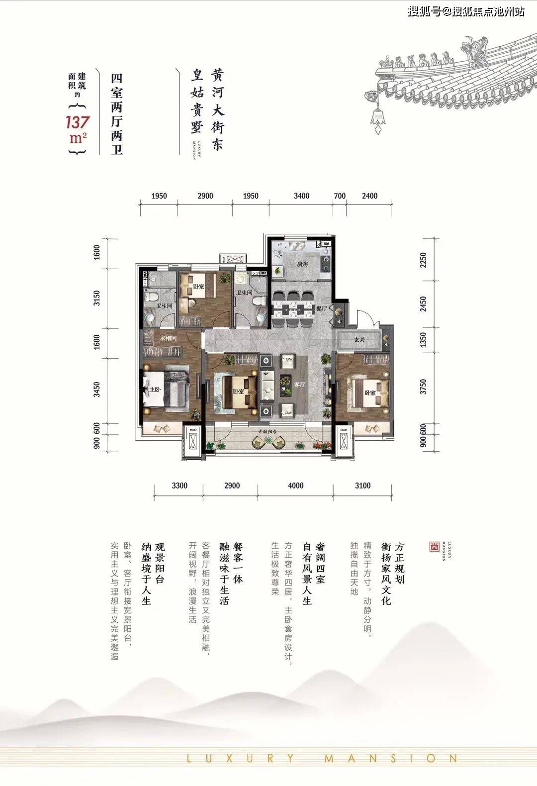 上叠户型图沈阳美的瀚堂售楼处电话:400