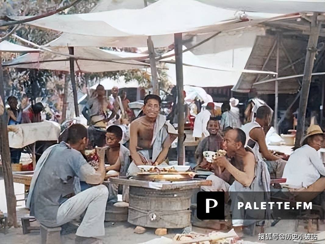 民国彩色老照片曝光!成都人纳凉板眼儿多,惊呆网友