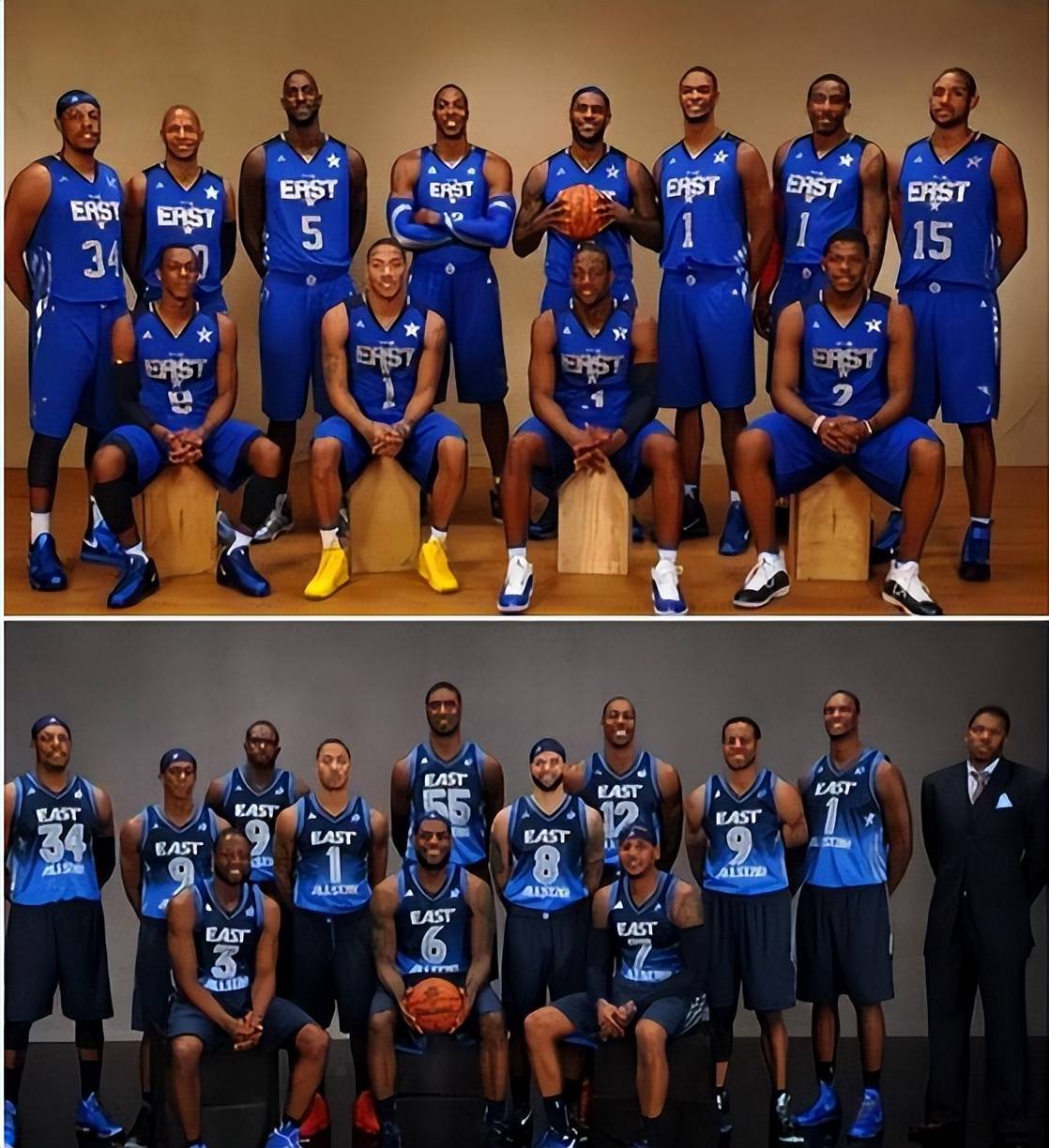 连续18年拿球坐c位,詹姆斯真是球霸,不退役永远是门面_老詹_篮球_韦德