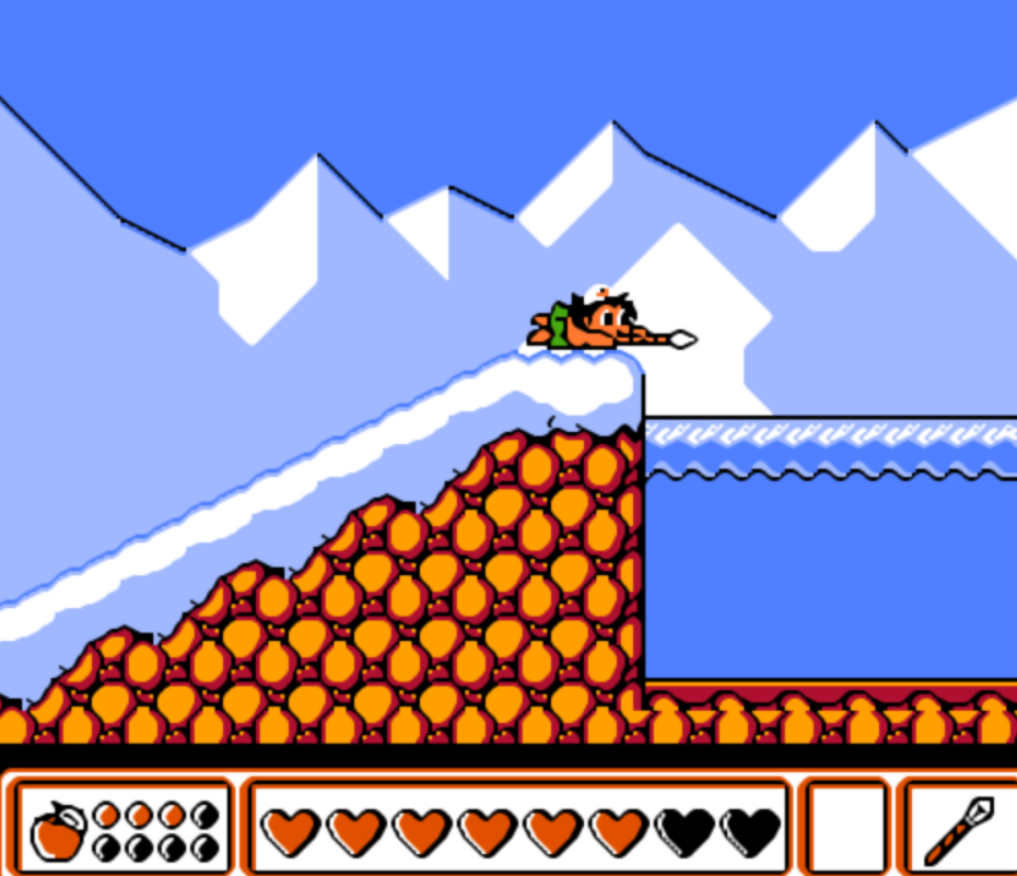 fc冒险岛4,被誉为最后一部红白机游戏,武器系统却