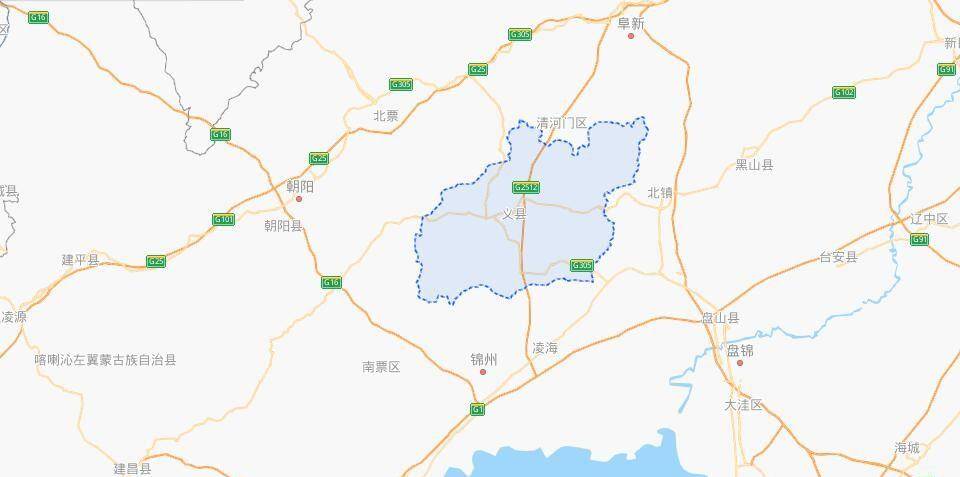 义县地图详细地址图片