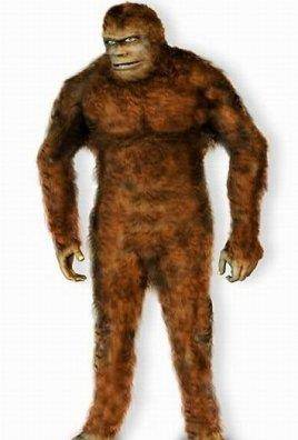 野人,此图版权归于网络"徐三的老婆年轻,漂亮,连野人也喜欢.